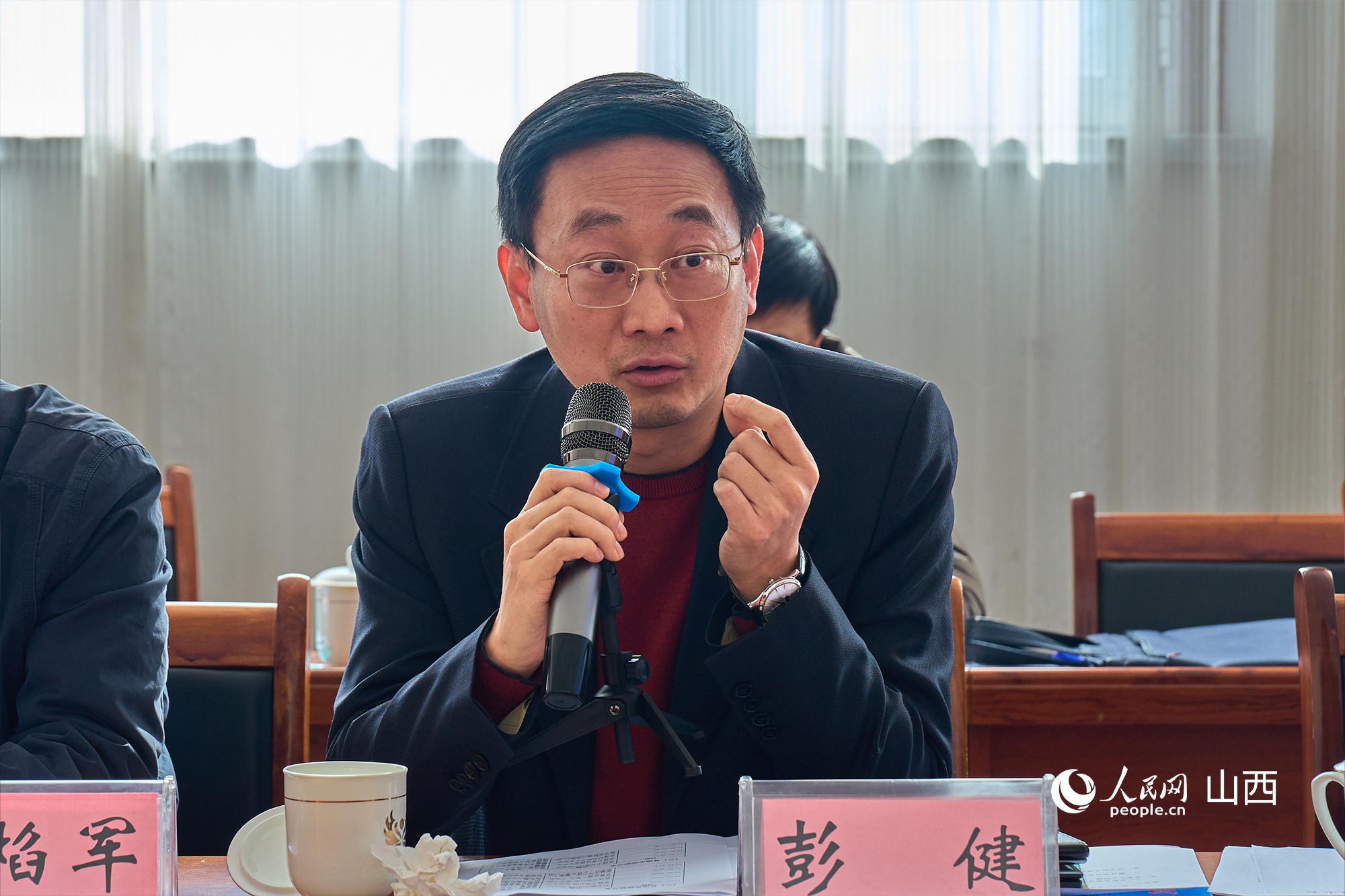 文化和旅游部文化和旅游研究基地（中国传媒大学）主任彭健。人民网 张超宁摄