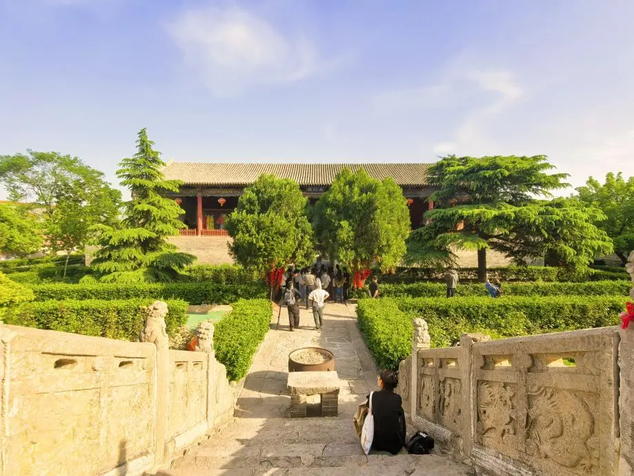 池盐孕古邑 戏台映河东