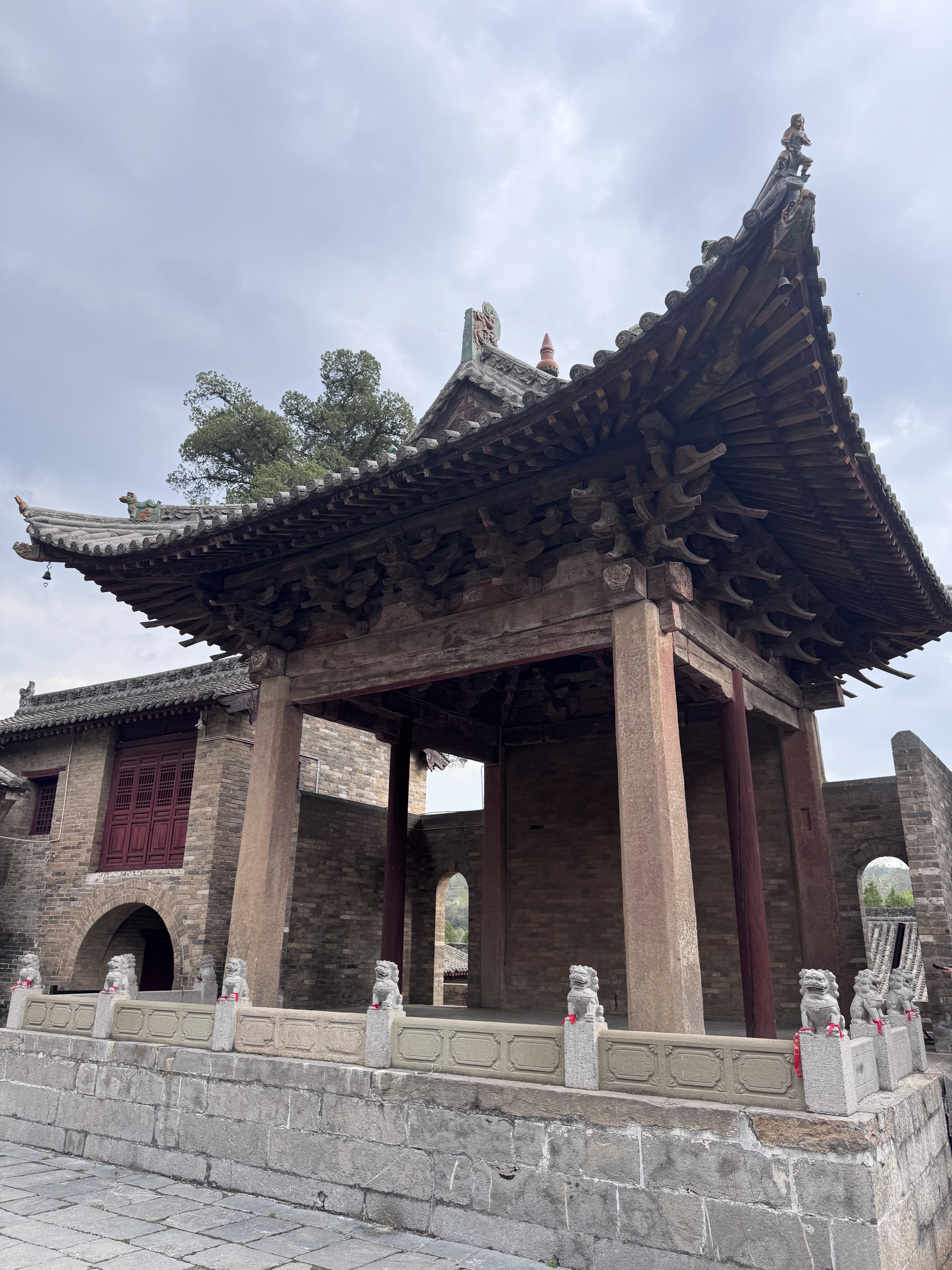 冶底岱庙舞楼。（主办方供图）