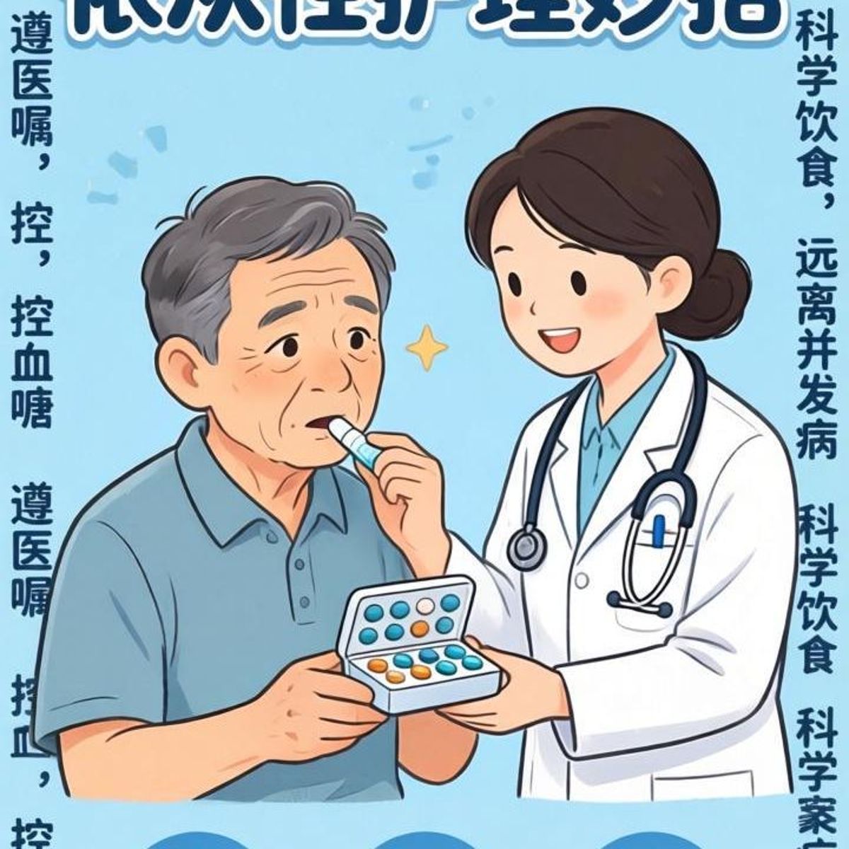 糖尿病患者用药依从性的3个护理妙招