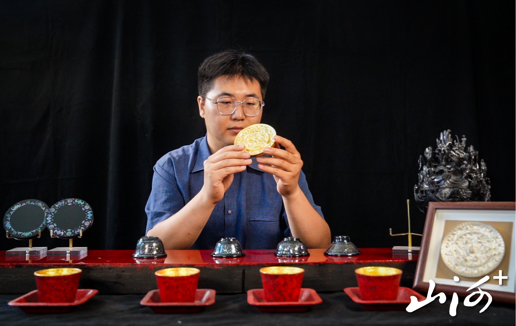 漆艺匠人陈沫岐和他制作的漆器 (5)